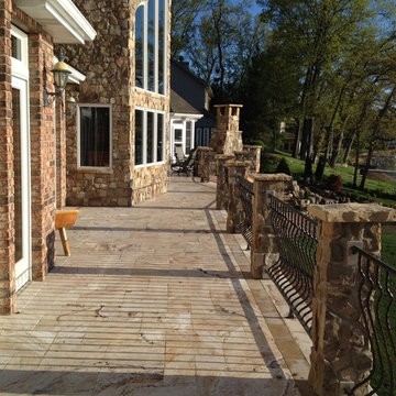 Raised Deck with Leonardo Pavers