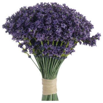 Raffia-Tied Lavender Bouquet (Sold in Multiples of 6)
