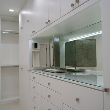 Crisp White Master Closet | SpaceManager Closets