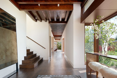 Example of a minimalist entryway design in Los Angeles