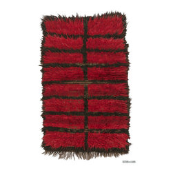 Vintage Turkish Tulu Rug - Area Rugs