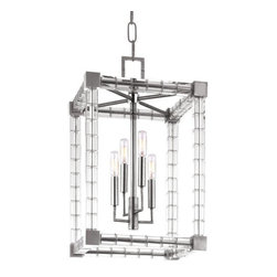Hudson Valley - Alpine Polished Nickel Four-Light Pendant - Pendant Lighting