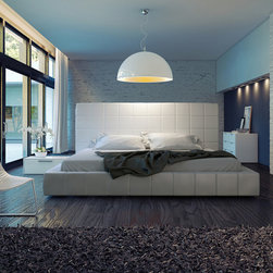 Modloft Thompson Bed in Modern Bedroom - Beds