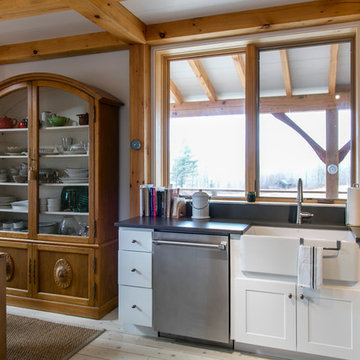Post & Beam White Shaker Kitchen