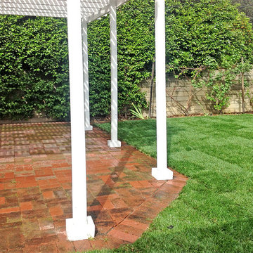 Custom Painted Wood Pergola