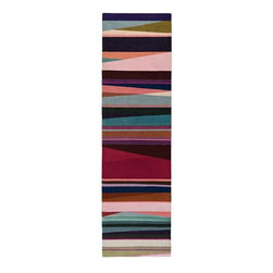 Refraction Bright Runner by Paul Smith for The Rug Company - Hall And Stair Runners