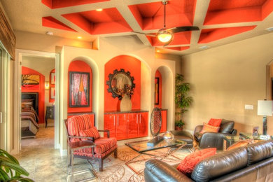 Example of a living room design in Orlando