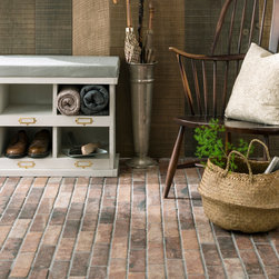 Hartley Old Red Brick Effect Tile - Flooring