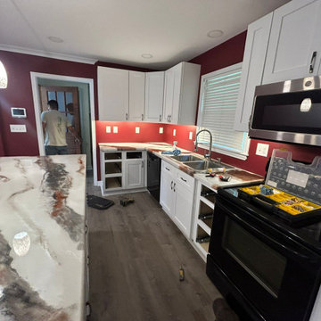 Removing load bearing wall/kitchen remodel