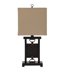 Outdoor Lamp Buck Wicker - Outdoor Table Lamps