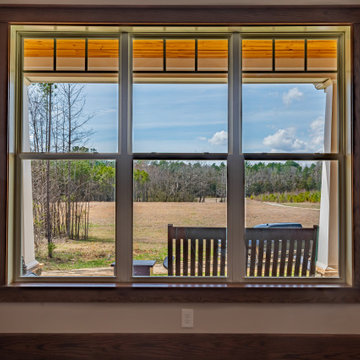 Mulled window unit offers large view to the outside
