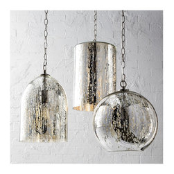 Mercury Glass Bell Pendant - Silver - Threshold&trade; - Products