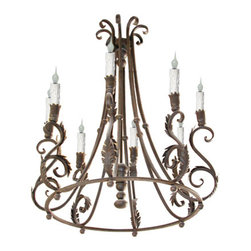 CH-214 Hand Made Iron Chandelier Designs - Chandeliers