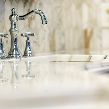 Award Winning McCallum Marble Master Bathroom