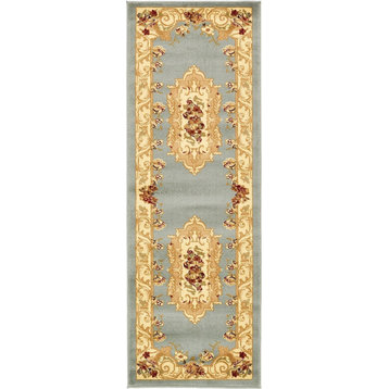 Traditional Royale 2'2"x6' Runner Sky Area Rug