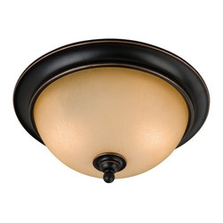 Door Corner - Oil Rubbed Bronze Flush Mount Ceiling Light Fixture - Flush-mount Ceiling Lighting