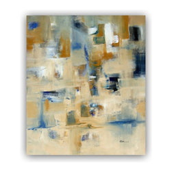 'Butter Field' abstract painting by Victoria Kloch - sold - Paintings
