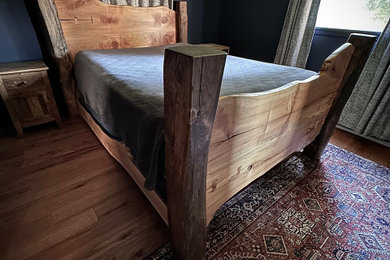 Locally Milled Maple Bed Frame