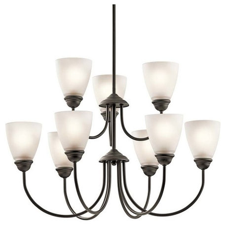 Jolie Chandelier 9-Light, Olde Bronze