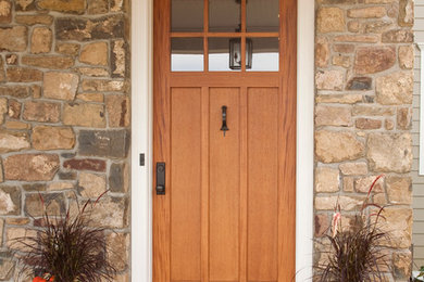 Inspiration for a farmhouse entryway remodel in Philadelphia