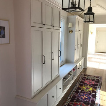 Transitional Kitchen and Laundry Room