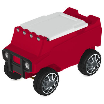 RC Rover Cooler, Red and White