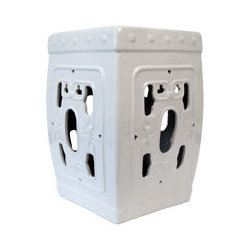 Urban Home Garden Stool White - Outdoor Lighting