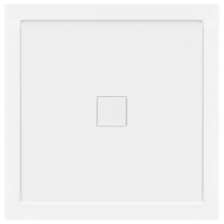 LessCare 36"x36" Left Double Threshold Shower Pan Base Wall Corner Center Drain