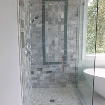 Frameless Corner Glass Shower Door Enclosure