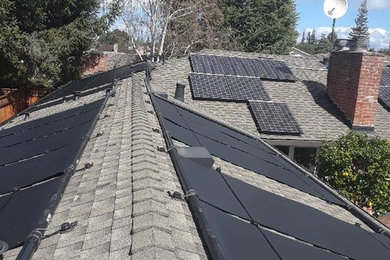 Dual Solar Los Altos Project- 10kW Solar Home System +  616sqft FAFCO Solar Pool