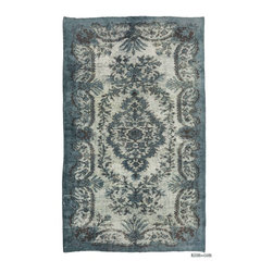 Hand Carved Over-Dyed Rug - Area Rugs