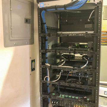 AFTER - New Equipment Rack (rear view)