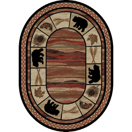 Vogel Rug, 5'3"x7'3" Oval