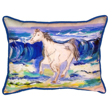 Horse & Surf Large Indoor/Outdoor Pillow 16x20