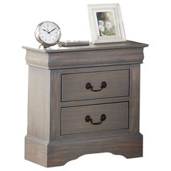 Acme Furniture Bedroom Louis Philippe Nightstand 23863 - The