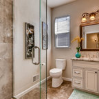 Keller Tx bathroom remodel project - Mediterranean  