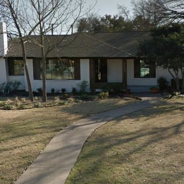 Atlanta Anthracite Grey Steel Exterior Door - Installed in Dallas,TX