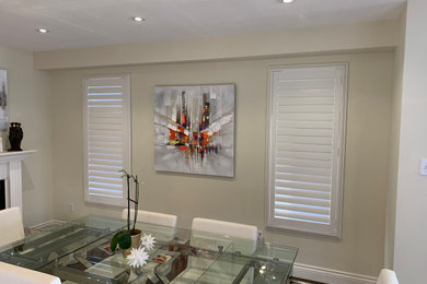 Inspiration for a transitional dining room remodel in Toronto