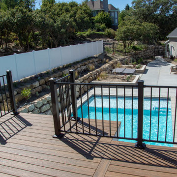All-in-ONE: Pavilion, Deck, Diving Platform, Waterfall, Swimming FUN!