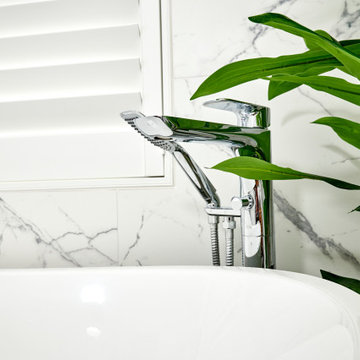 Wet room from rendering to real
