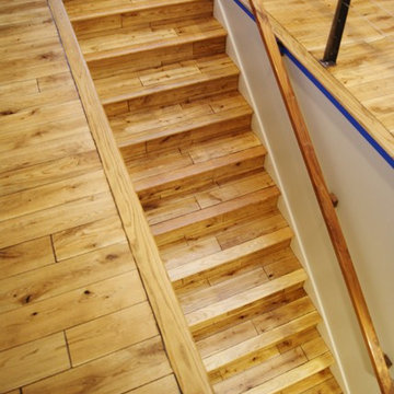 Hand Scraped Oak Refinish