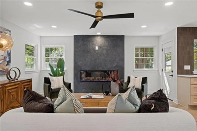 Living room photo in Kansas City