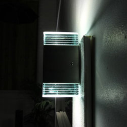 Acier Beacon Pillar LED Wall Light - Wall Lights