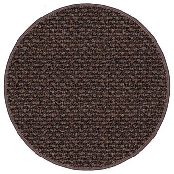 Nugget Indoor/Outdoor Carpet, Soft Textured Loop Rugs, Form, Round 3'
