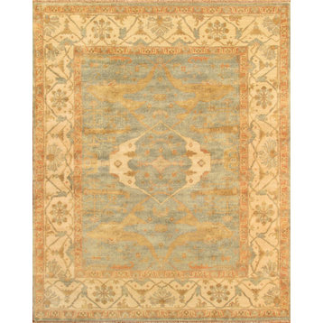 Pasargad Oushak Collection Hand-Knotted Lamb's Wool Area Rug, 12' 2"x17' 8"