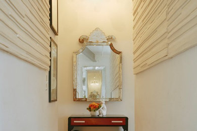 Hallway - eclectic hallway idea in New York