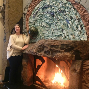 Honouring Creation - Natural Stone Fireplace