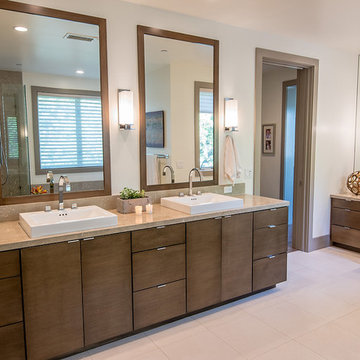 Master Bathroom of custom home in Cheviot Hills, CA