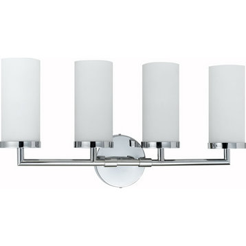 4 Bulb Vanity Wall Lamp - White