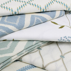 Lovely Blues - Drapery Fabric